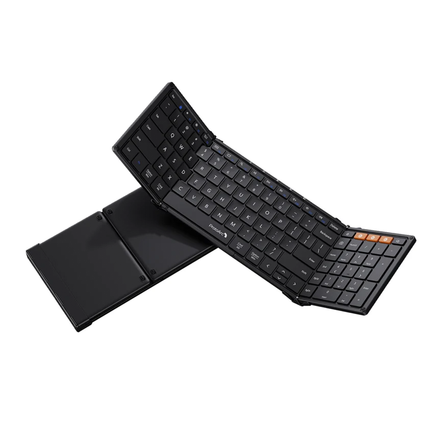 Portable Tri‑Fold Wireless Bluetooth Keyboard Travel Compact Keypad