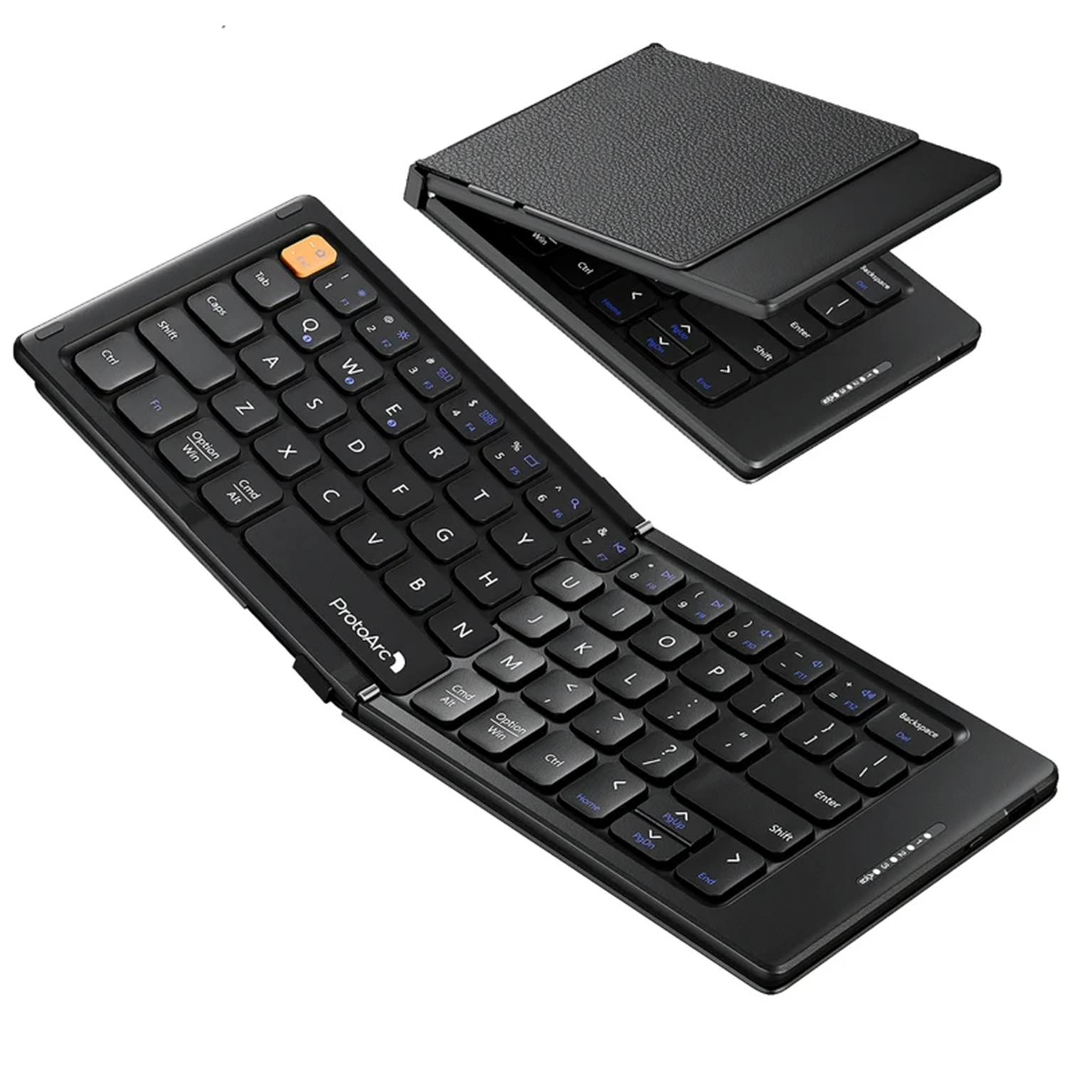 Pocket‑Sized Dual‑Fold Wireless Bluetooth Keyboard Ultra‑Portable Travel Keypad