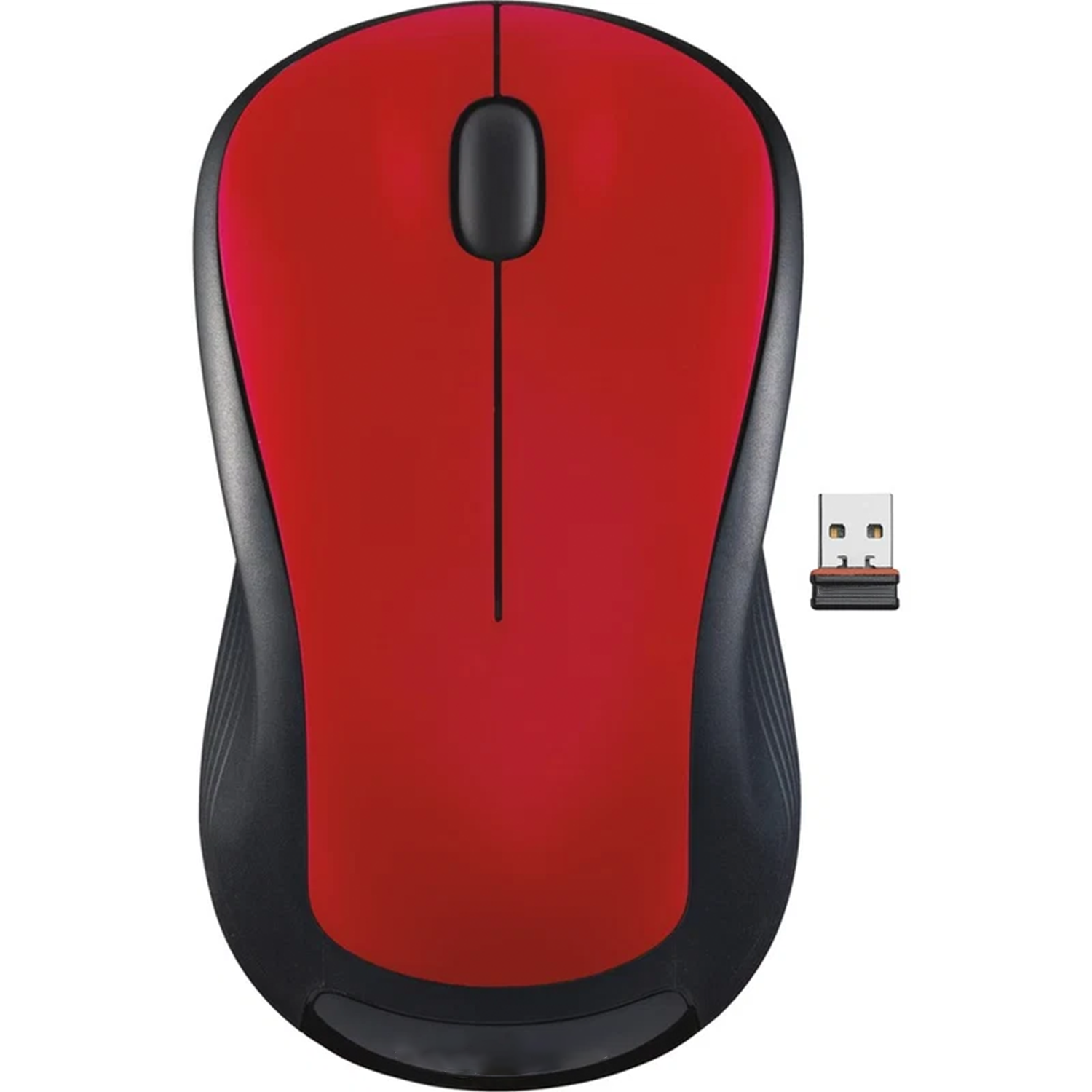 Ambidextrous Full‑Size 2.4G Wireless Mouse Long Battery Life Nano Receiver